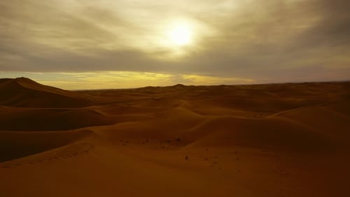 Sahara Desert at Sunset
