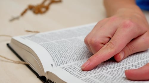 Woman Reading Holy Bible