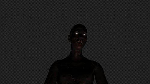Verbrannte Zombie 2