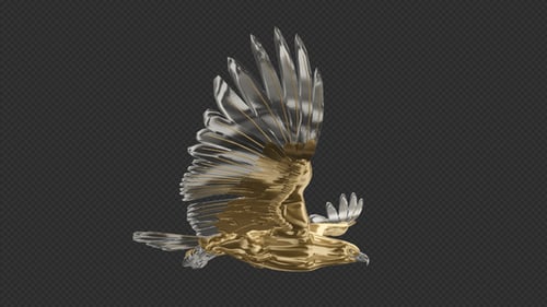 Gold Eagle - Vista lateral - Trabilla transparente