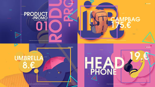 Dynamic Product Promo: Modern Geometric Display Template