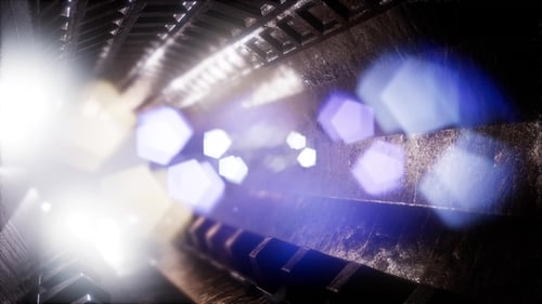 Fahrt in einem Raumschifftunnel