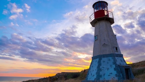 Lighthouse at Sunset
