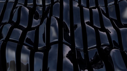 Dark Abstract Fluid Waves Motion Background Loop