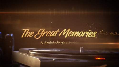 Nostalgic Photo Memories Slideshow with Retro Film Effects