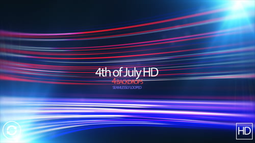 Abstract Futuristic Light Trails Loop Background Animation