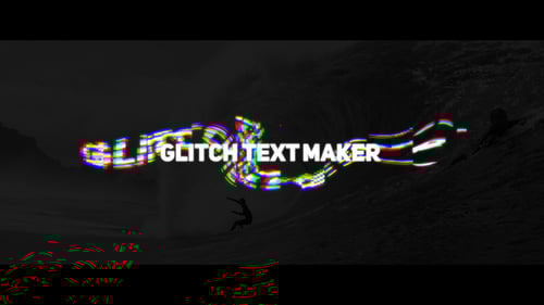 Wave Glitch Text Maker
