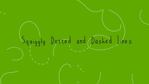 Squiggly Dotted and Dashed Lines