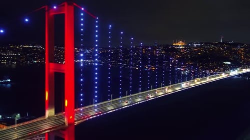 Istanbul Night Bridge