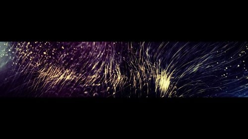 Dynamic Ethereal Light Particles Abstract Flowing Background