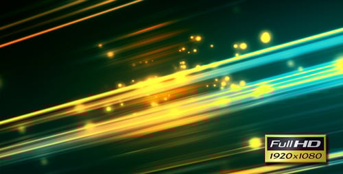 Futuristic Neon Light Streaks Abstract Motion Background