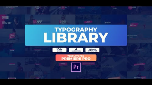 Modern Dynamic Typography Titles and Lower Thirds
