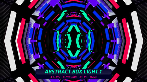 Abstrakte Kastenleuchte 1 (4 in 1)