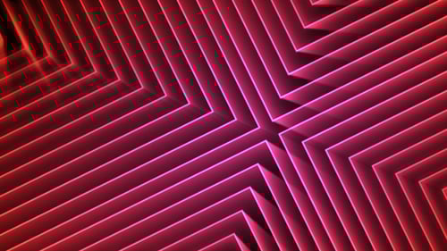 Abstract Neon Geometric Lines Expanding Background