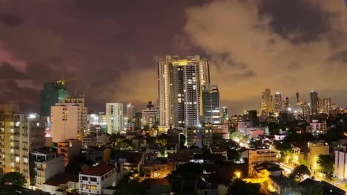 City Skyline at Night
