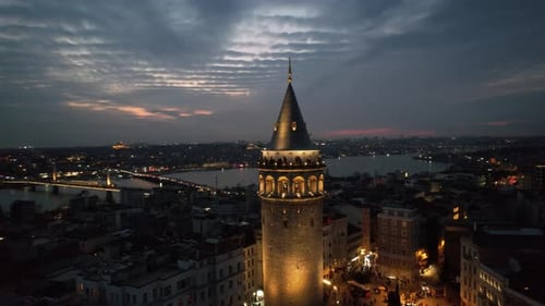 Abend im Galata-Museum