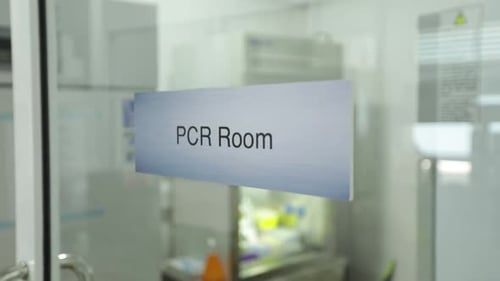 Interior of Empty PCR Room Laboratory