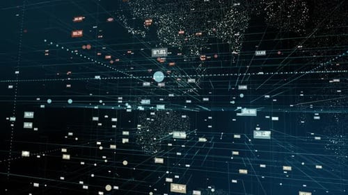 Digitale Daten Earth Cyber Hardware