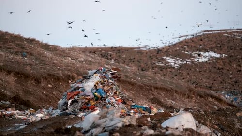 City Dump Drohne