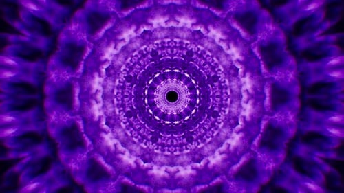 Hallucination Purple Plasma Tunnel Loop 4K 01