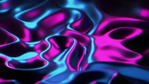 Nahtlose Schleife in Neon in Blau