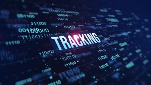 Tracking Digital Binary Code Background