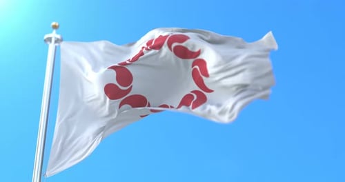 Drapeau de Saitama, Japon