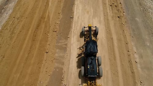 Bulldozer Road Work