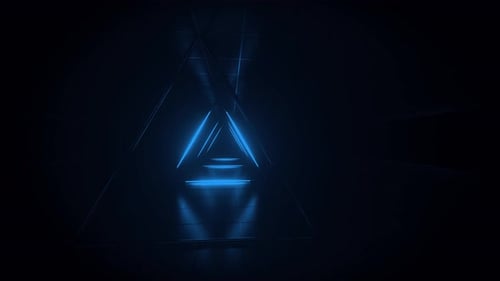 Abstract blue futuristic background