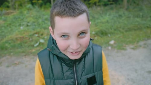 Portrait of a Boy in Nature