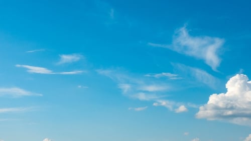Blue Sky and Clouds Panning