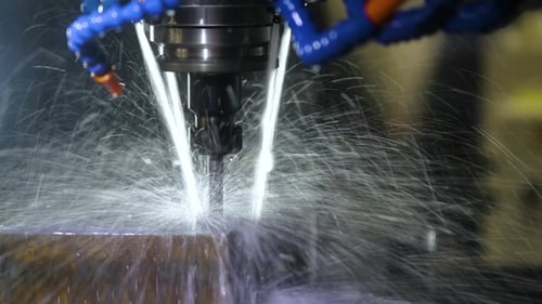 Metalworking CNC Milling Machine.