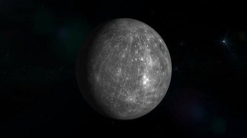 Planeta Mercurio en rotación