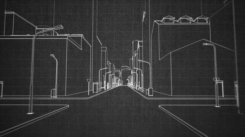 Sketch Town Abstracto