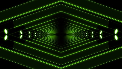 Green Lines Background Loop