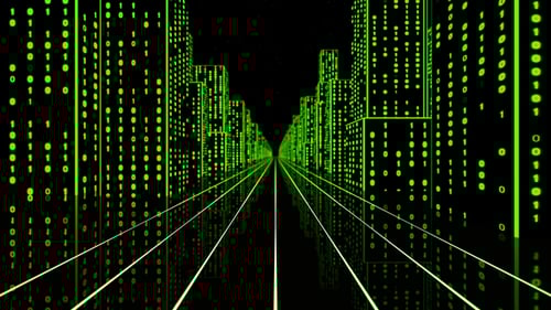 Technology Data Background Loop