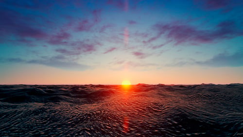 Sea Wave Close Up