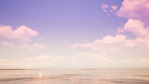 Beautiful Sunset at the Sea