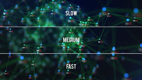 Arrière-plans de plexus vert numérique 4K