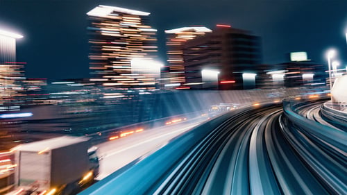 Tokyo, Japon, Timelapse - Timelapse POV Hyperlapse à travers Tokyo via le transit automatique de la voie de guidage
