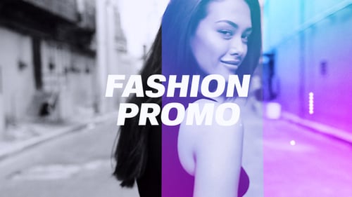 Modern Fashion Event Promo Opener with Neon Style