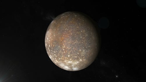 Callisto, la lune de Jupiter