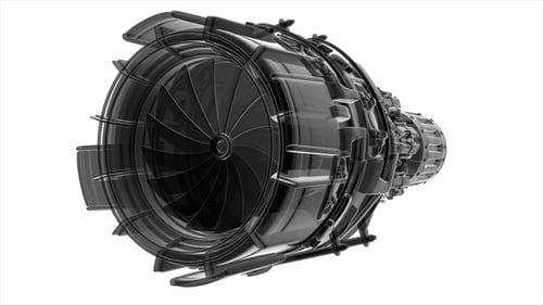 Turbine mit Strahltriebwerk