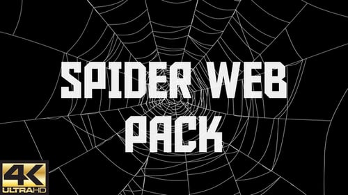 Animated Spider Web Overlays for Spooky Halloween Projects