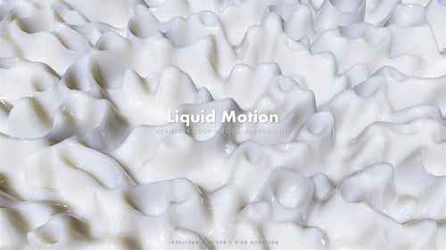 White Liquid Motion