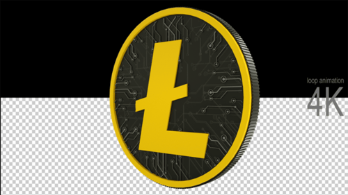 Cartoon Litecoin Loop