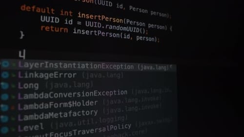 Java Programming, Programmer Working On The Program
