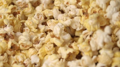 Close up of Popcorn Being Mixed
