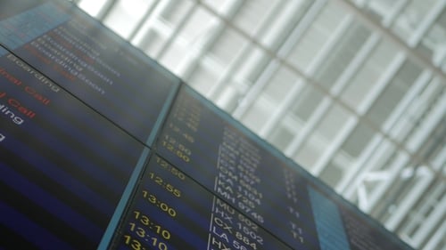 International Airport Departures Board