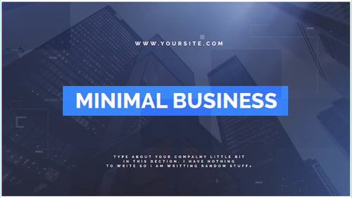 Dynamic Modern Minimal Business Presentation
